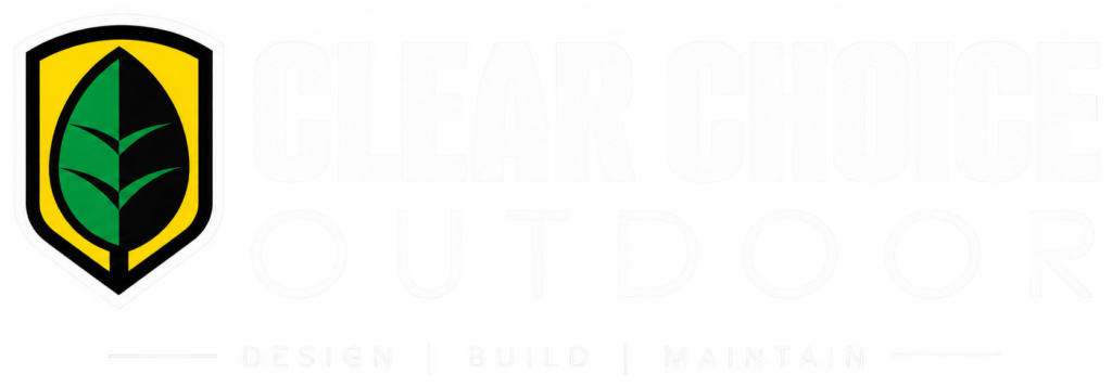 Clear Choice Outdoor logo - Design | Build | Maintain